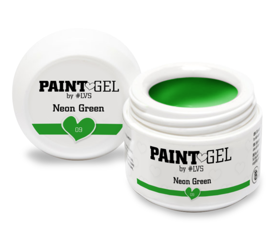 LoveNess LoveNess Paint Gel #09 Neon Green 5 gr TPO/HEMA vrij LoveNess LoveNess Paint Gel #09 Neon Green 5 gr TPO/HEMA vrij
