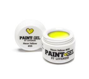 LoveNess LoveNess Paint Gel #05 Neon Yellow 5 gr TPO/HEMA vrij LoveNess LoveNess Paint Gel #05 Neon Yellow 5 gr TPO/HEMA vrij