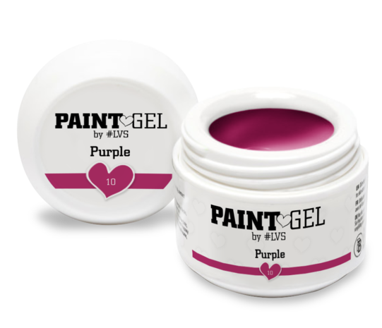 LoveNess LoveNess Paint Gel #10 Purple 5 gr TPO/HEMA vrij LoveNess LoveNess Paint Gel #10 Purple 5 gr TPO/HEMA vrij