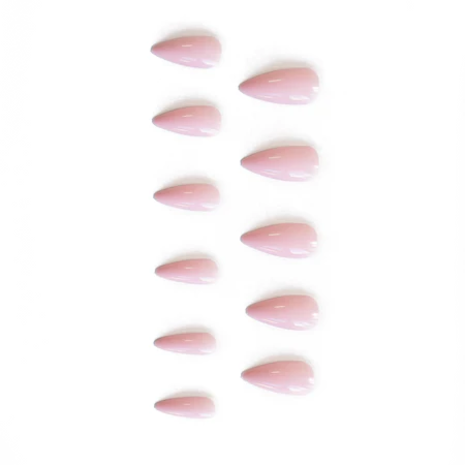 Young Nails Young Nails Full Cover Nude Pink Medium Almond Tips 550 stuks