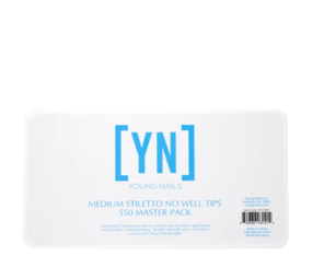 Young Nails Young Nails Medium Stiletto Tips No Well 550 stuks Young Nails Young Nails Medium Stiletto Tips No Well 550 stuks