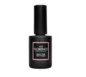 Florence Nails Florence Nails Milky Pink Top Polish 10 ml TPO/HEMA vrij Florence Nails Florence Nails Milky Pink Top Polish 10 ml TPO/HEMA vrij