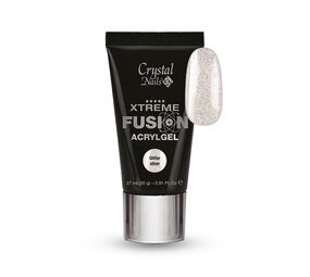 Crystal Nails Crystal Nails Xtreme Fusion AcrylGel Glitter Silver 30 gr - TPO/HEMA vrij *niet leverbaar* Crystal Nails Crystal Nails Xtreme Fusion AcrylGel Glitter Silver 30 gr - TPO/HEMA vrij *niet leverbaar*