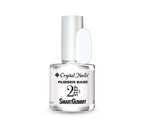 Crystal Nails Crystal Nails SmartGummy Rubber Base Gel Nr2 Milky White 13 ml  *niet leverbaar* Crystal Nails Crystal Nails SmartGummy Rubber Base Gel Nr2 Milky White 13 ml  *niet leverbaar*