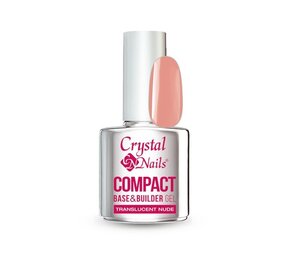 Crystal Nails Crystal Nails Compact Base Gel Translucent Nude 13 ml  TPO/HEMA vrij Crystal Nails Crystal Nails Compact Base Gel Translucent Nude 13 ml  TPO/HEMA vrij