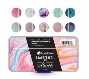 Crystal Nails Crystal Nails Transfer Foil Set Marble Crystal Nails Crystal Nails Transfer Foil Set Marble