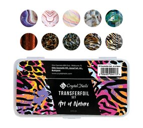Crystal Nails Crystal Nails Transfer Foil Set Art Of Nature Crystal Nails Crystal Nails Transfer Foil Set Art Of Nature