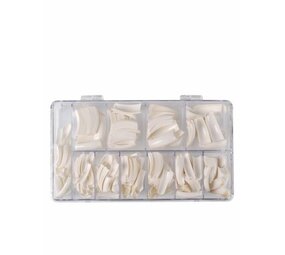 PBP PBP French Manicure Tips met opzetstuk 500 stuks (OP=OP) PBP PBP French Manicure Tips met opzetstuk 500 stuks (OP=OP)