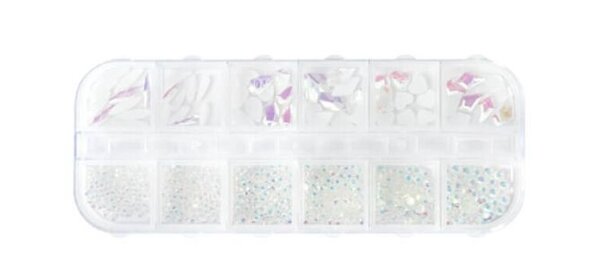 Florence Nails Florence Nails Diamond Party White Florence Nails Florence Nails Diamond Party White