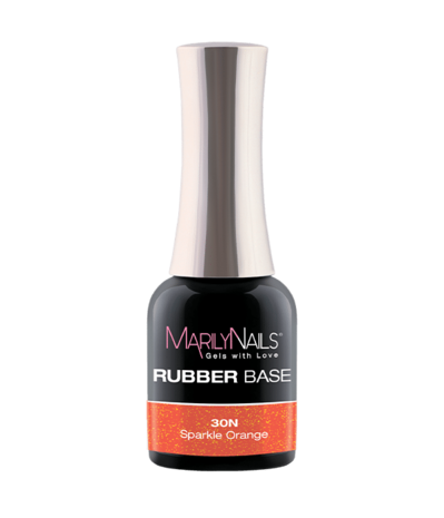 MarilyNails MarilyNails Rubberbase 30N Sparkle Orange 7ml *niet leverbaar* MarilyNails MarilyNails Rubberbase 30N Sparkle Orange 7ml *niet leverbaar*