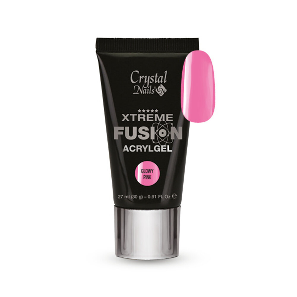 Crystal Nails Crystal Nails Xtreme Fusion AcrylGel Glowy Pink 30 gr - TPO/HEMA vrij *niet leverbaar* Crystal Nails Crystal Nails Xtreme Fusion AcrylGel Glowy Pink 30 gr - TPO/HEMA vrij *niet leverbaar*
