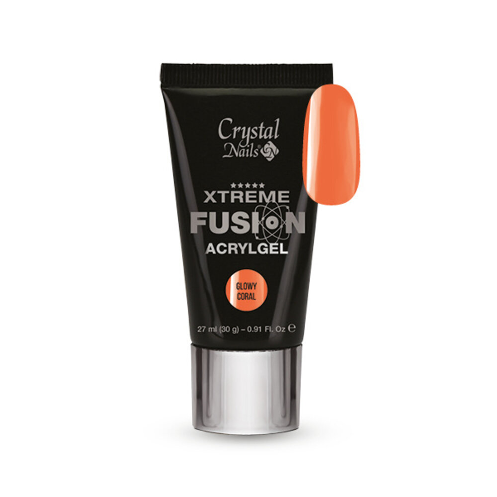 Crystal Nails Crystal Nails Xtreme Fusion AcrylGel Glowy Coral 30 gr - TPO/HEMA vrij  *niet leverbaar* Crystal Nails Crystal Nails Xtreme Fusion AcrylGel Glowy Coral 30 gr - TPO/HEMA vrij  *niet leverbaar*