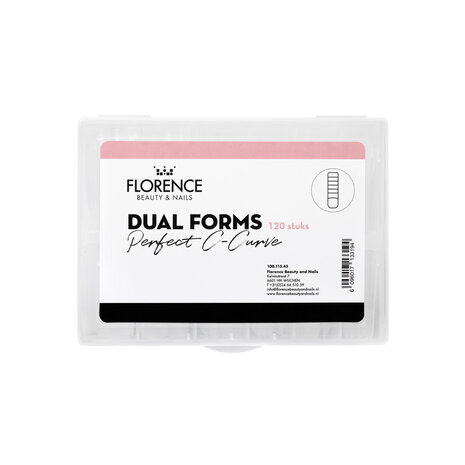 Florence Nails Florence Nails Dual Forms Perfect C-Curve 120 stuks Florence Nails Florence Nails Dual Forms Perfect C-Curve 120 stuks