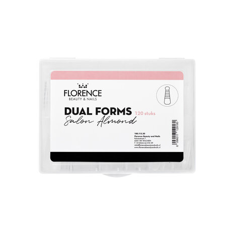 Florence Nails Florence Nails Dual Forms Salon Almond 120 stuks Florence Nails Florence Nails Dual Forms Salon Almond 120 stuks