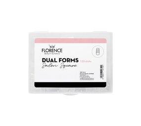 Florence Nails Florence Nails Dual Forms Salon Square 120 stuks Florence Nails Florence Nails Dual Forms Salon Square 120 stuks