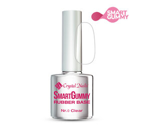 Crystal Nails Crystal Nails SmartGummy Rubber Base Gel Nr 0 Clear 8 ml  *niet leverbaar* Crystal Nails Crystal Nails SmartGummy Rubber Base Gel Nr 0 Clear 8 ml  *niet leverbaar*