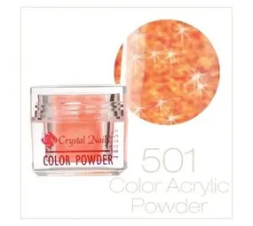 Crystal Nails Crystal Nails Brilliant Color Acryl nr. 501 OP=OP Crystal Nails Crystal Nails Brilliant Color Acryl nr. 501 OP=OP