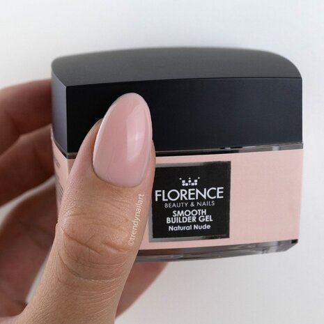 Florence Nails Florence Nails Smooth Builder Gel Natural Nude 40  ml TPO/HEMA vrij