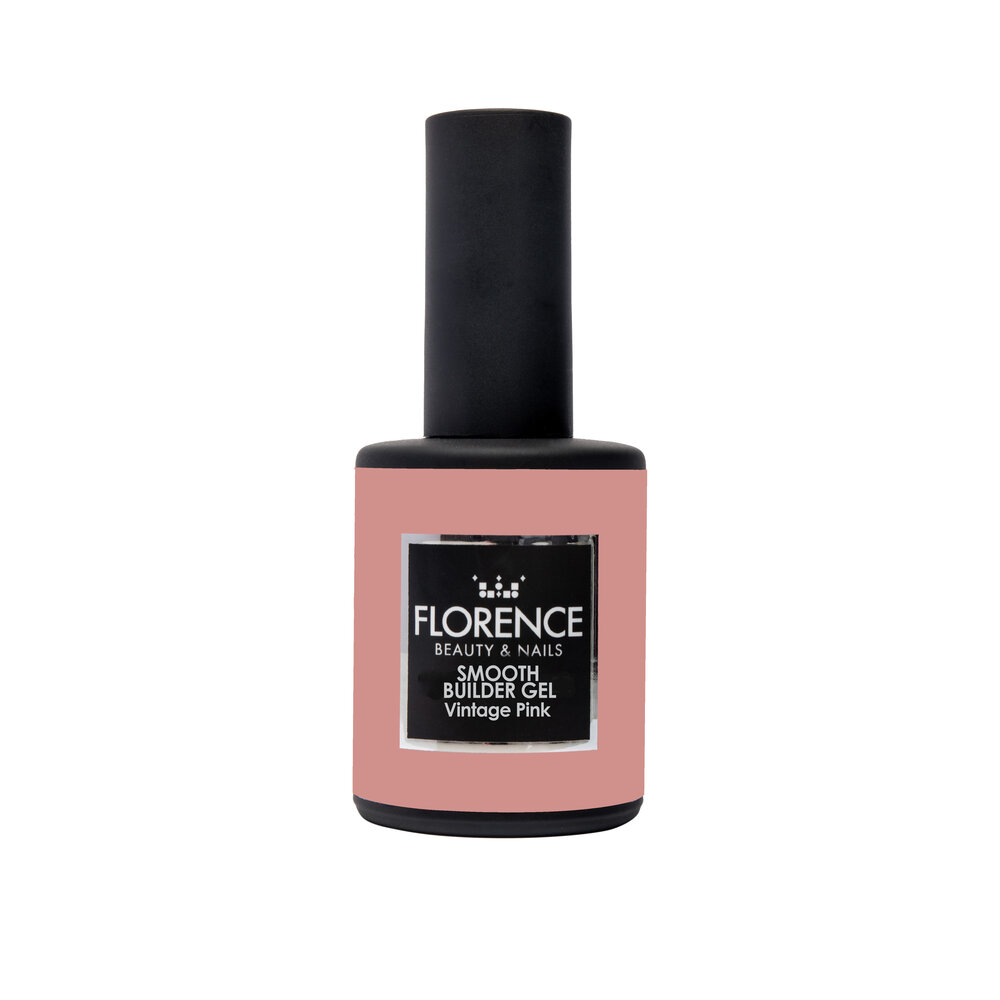 Florence Nails Florence Nails Smooth Builder Gel Vintage Pink 18 ml TPO/HEMA vrij