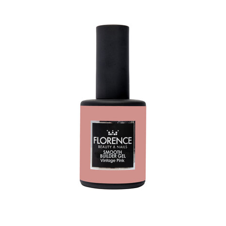 Florence Nails Florence Nails Smooth Builder Gel Vintage Pink 18 ml TPO/HEMA vrij
