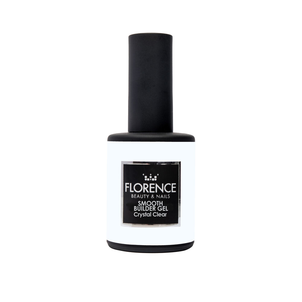 Florence Nails Florence Nails Smooth Builder Gel Crystal Clear 18 ml TPO/HEMA vrij Florence Nails Florence Nails Smooth Builder Gel Crystal Clear 18 ml TPO/HEMA vrij