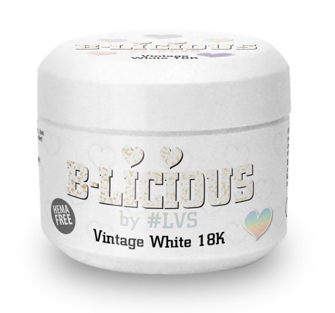 LoveNess LoveNess B-Licious Vintage White 18K 15 ml TPO/HEMA vrij LoveNess LoveNess B-Licious Vintage White 18K 15 ml TPO/HEMA vrij