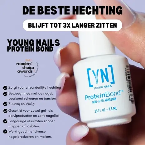 Young Nails Young Nails Protein Bond 7,5 ml TPO vrij Young Nails Young Nails Protein Bond 7,5 ml TPO vrij
