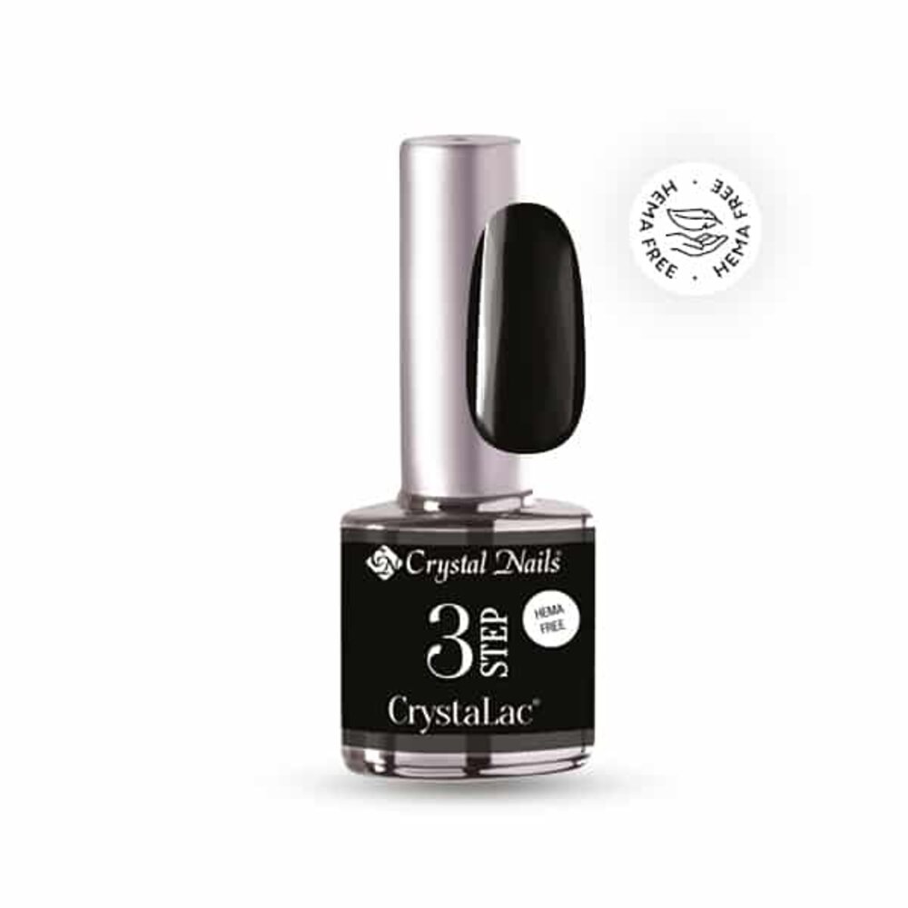 Crystal Nails Crystal Nails 3 step Crystalac 3S # HF02 - Black 8 ml *niet leverbaar* Crystal Nails Crystal Nails 3 step Crystalac 3S # HF02 - Black 8 ml *niet leverbaar*