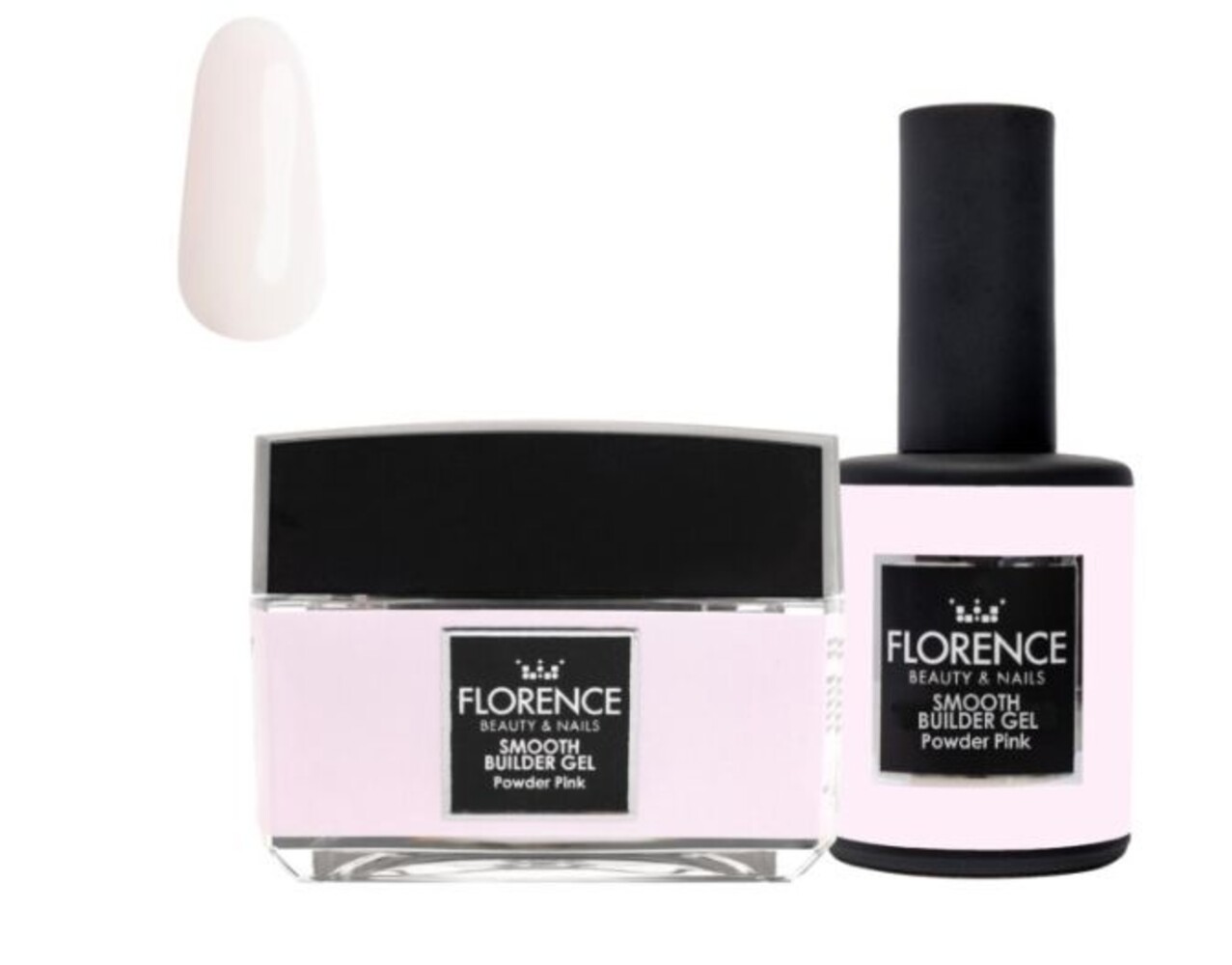 Florence Nails Florence Nails Smooth Builder Gel Powder Pink 18 ml TPO/HEMA vrij Florence Nails Florence Nails Smooth Builder Gel Powder Pink 18 ml TPO/HEMA vrij