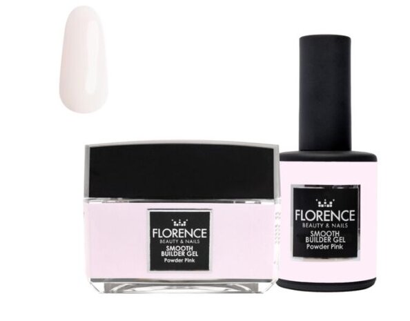 Florence Nails Florence Nails Smooth Builder Gel Powder Pink 40  ml TPO/HEMA vrij