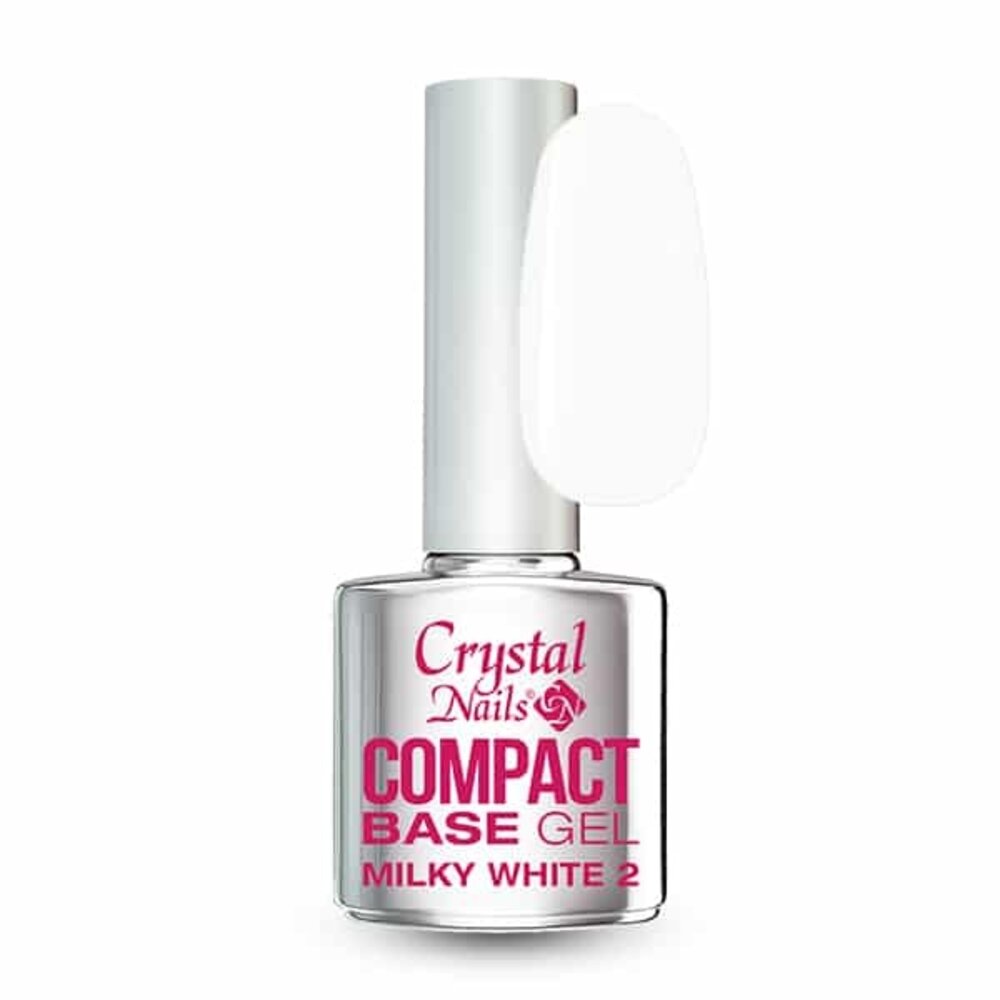 Crystal Nails Crystal Nails Compact Base Gel Milky White 2 - 8 ml  TPO/HEMA vrij Crystal Nails Crystal Nails Compact Base Gel Milky White 2 - 8 ml  TPO/HEMA vrij