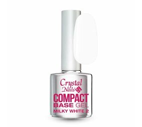 Crystal Nails Crystal Nails Compact Base Gel Milky White 2 - 8 ml  TPO/HEMA vrij Crystal Nails Crystal Nails Compact Base Gel Milky White 2 - 8 ml  TPO/HEMA vrij