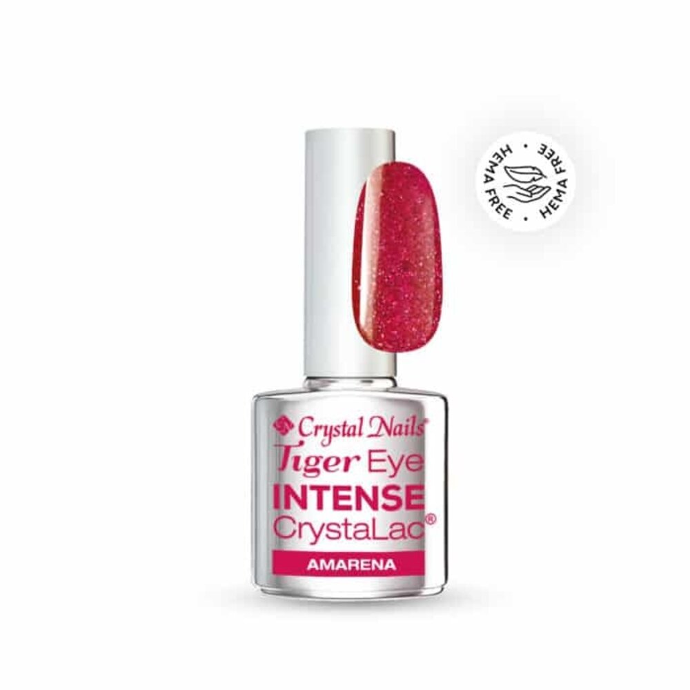 Crystal Nails Crystal Nails Crystalac Tiger Eye Intense - Amarena 4 ml TPO/HEMA vrij Crystal Nails Crystal Nails Crystalac Tiger Eye Intense - Amarena 4 ml TPO/HEMA vrij