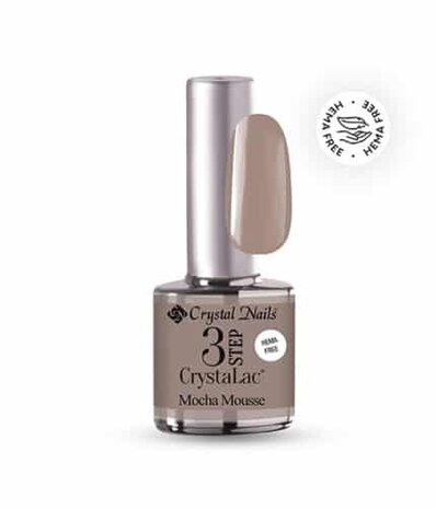 Crystal Nails Crystal Nails 3 step Crystalac Mocha Mousse 8 ml TPO/HEMA FREE Crystal Nails Crystal Nails 3 step Crystalac Mocha Mousse 8 ml TPO/HEMA FREE