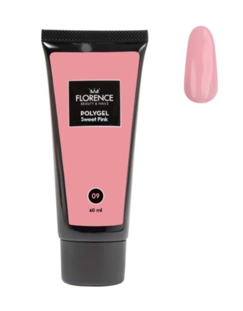 Florence Nails Florence Nails Polygel Sweet Pink 60 ml TPO/HEMA vrij Florence Nails Florence Nails Polygel Sweet Pink 60 ml TPO/HEMA vrij