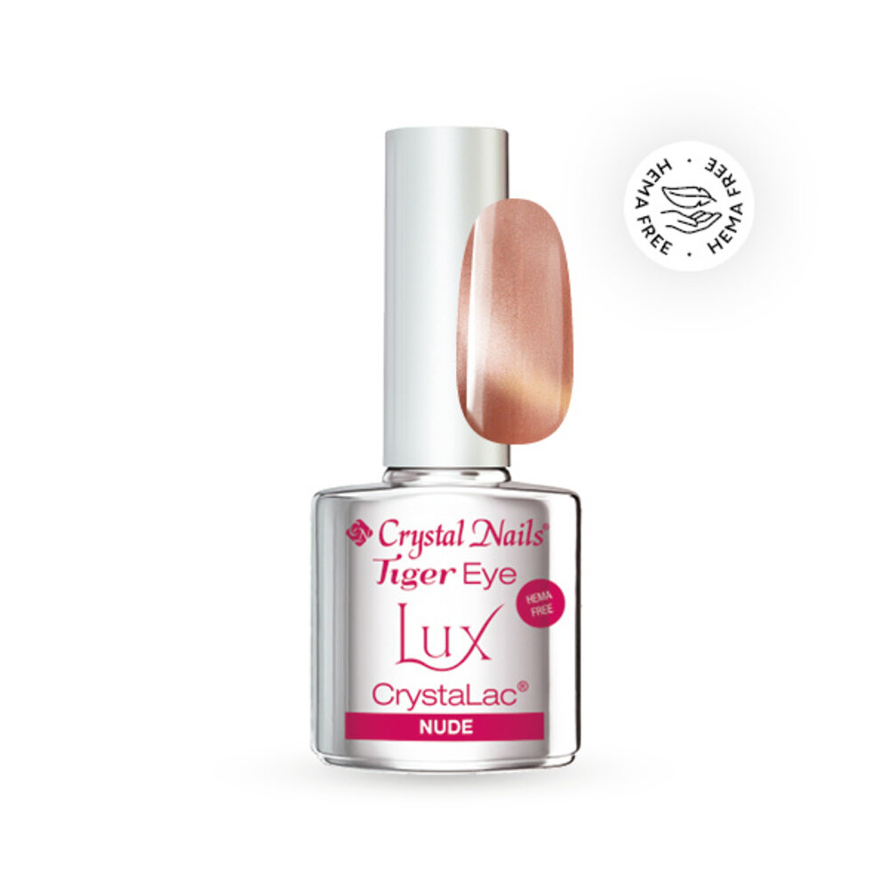 Crystal Nails Crystal Nails Crystalac LUX Tiger Eye Nude 4 ml TPO/HEMA vrij Crystal Nails Crystal Nails Crystalac LUX Tiger Eye Nude 4 ml TPO/HEMA vrij