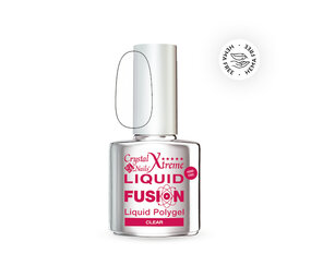 Crystal Nails Crystal Nails Liquid Fusion Polygel Clear 13 ml TPO/HEMA vrij Crystal Nails Crystal Nails Liquid Fusion Polygel Clear 13 ml TPO/HEMA vrij