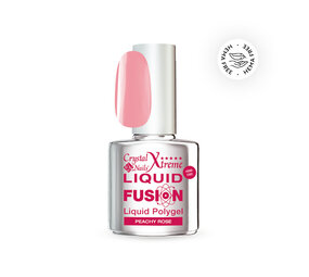 Crystal Nails Crystal Nails Liquid Fusion Polygel Peachy Rose 13 ml TPO/HEMA vrij Crystal Nails Crystal Nails Liquid Fusion Polygel Peachy Rose 13 ml TPO/HEMA vrij