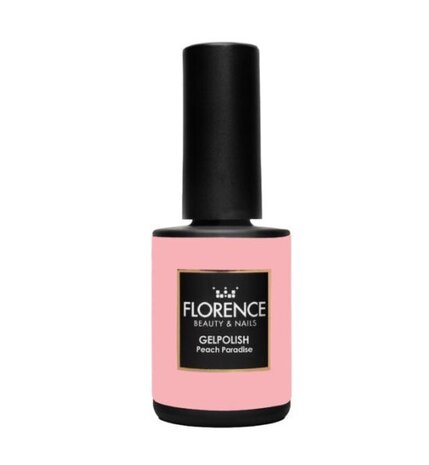 Florence Nails Florence Nails Gelpolish Peach Paradise 10 ml 100.124.362-S TPO/HEMA vrij Florence Nails Florence Nails Gelpolish Peach Paradise 10 ml 100.124.362-S TPO/HEMA vrij