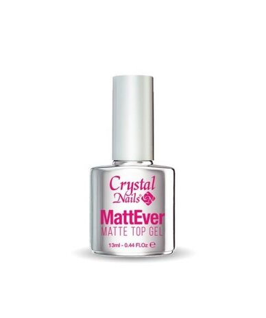 Crystal Nails Crystal Nails Mattever Matte Top Gel 13 ml Crystal Nails Crystal Nails Mattever Matte Top Gel 13 ml