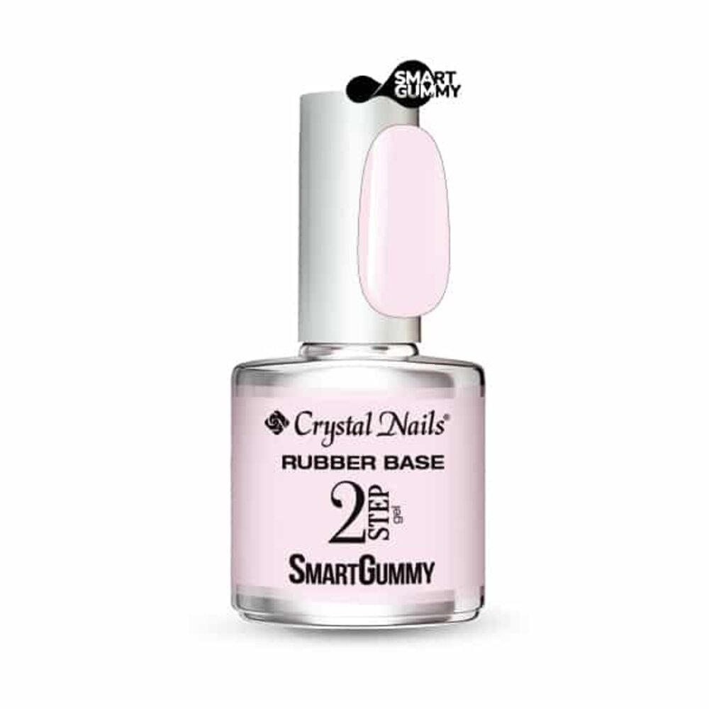 Crystal Nails Crystal Nails SmartGummy Rubber Base Gel Nr14 Milky Rose 13 ml - TPO/HEMA vrij
