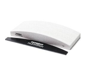 LoveNess LoveNess 180 gritt HALF MOON Zebra Vijl incl. Handle 50 Pcs