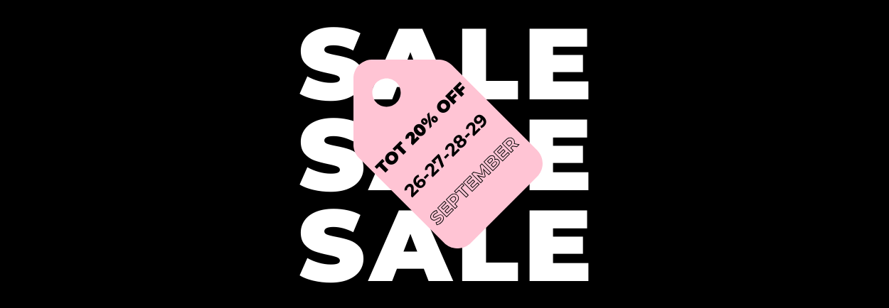 SALE 26-9 t/m 29-09-2025