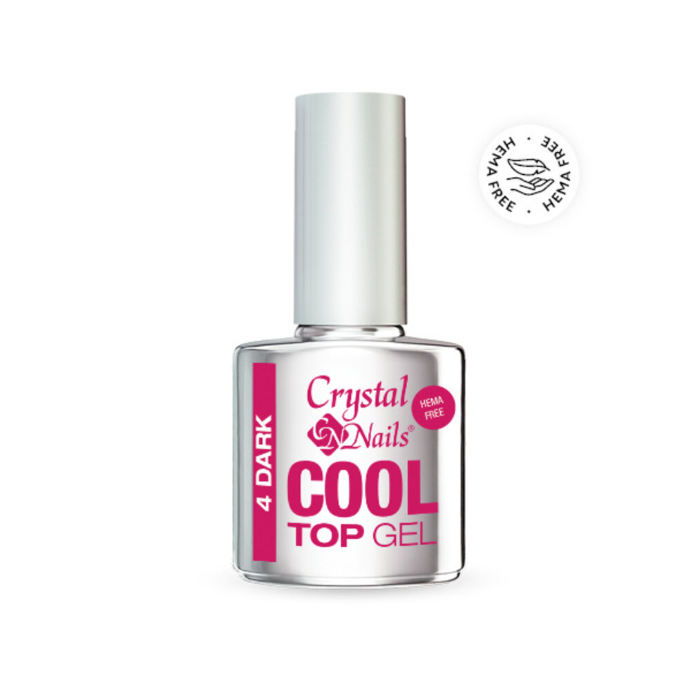 Crystal Nails Crystal Nails Cool Top Gel 4 Dark (zonder UV filter) 13 ml Crystal Nails Crystal Nails Cool Top Gel 4 Dark (zonder UV filter) 13 ml