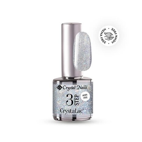 Crystal Nails Crystal Nails 3 step Crystalac 3S258 Diamond Dust 8 ml TPO/HEMA vrij Crystal Nails Crystal Nails 3 step Crystalac 3S258 Diamond Dust 8 ml TPO/HEMA vrij