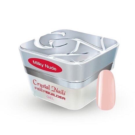 Crystal Nails Crystal Nails FIBER Builder Gel - Milky Nude 15 ml Crystal Nails Crystal Nails FIBER Builder Gel - Milky Nude 15 ml