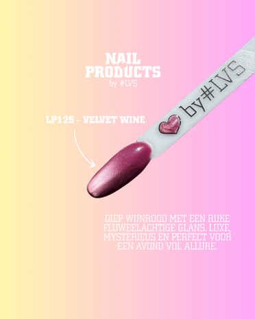 LoveNess LoveNess La Petite Cat Eye  Gel Polish Velvet Wine LP125 7 ml