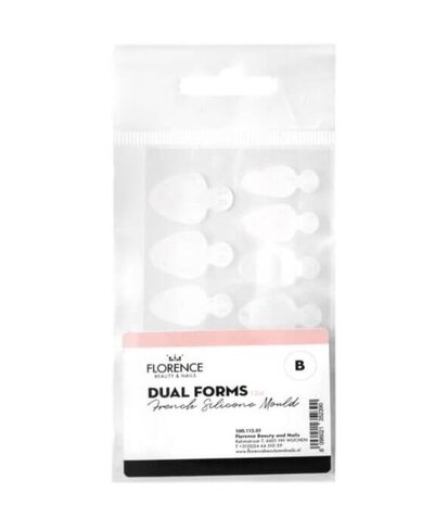 Florence Nails Florence Nails Dual Forms French Silicone Mould B