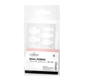 Florence Nails Florence Nails Dual Forms French Silicone Mould C Florence Nails Florence Nails Dual Forms French Silicone Mould C