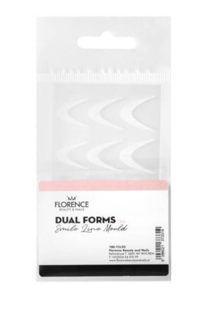 Florence Nails Florence Nails Dual Forms French Smileline Silicone Mould Florence Nails Florence Nails Dual Forms French Smileline Silicone Mould